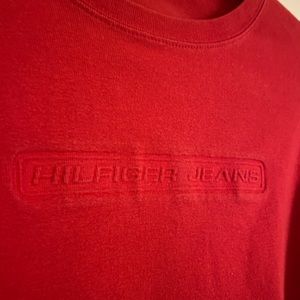 tommy Hilfiger crew neck cropped sweater